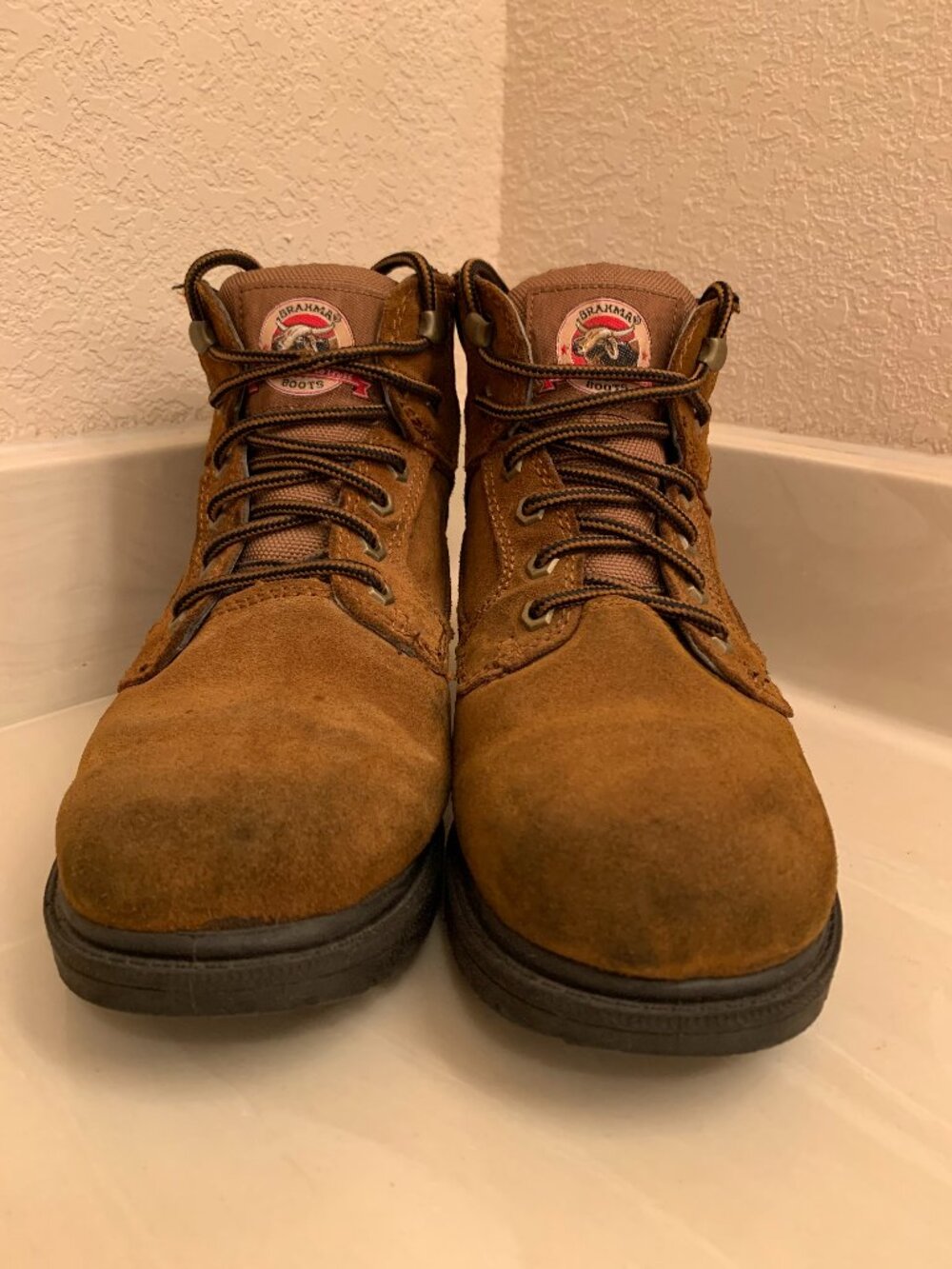 Men's Size 7W Waterproof Soft Toe Work Boots